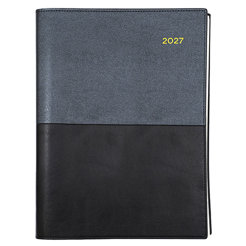 DIARY 2027 COLLINS VANESSA A4 245.V99 2DTP BLACK