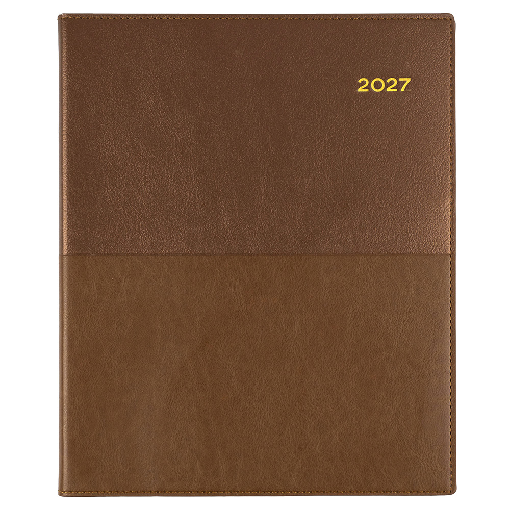 DIARY 2027 COLLINS VANESSA QUARTO 325.V90 VERTICAL WTV TAN