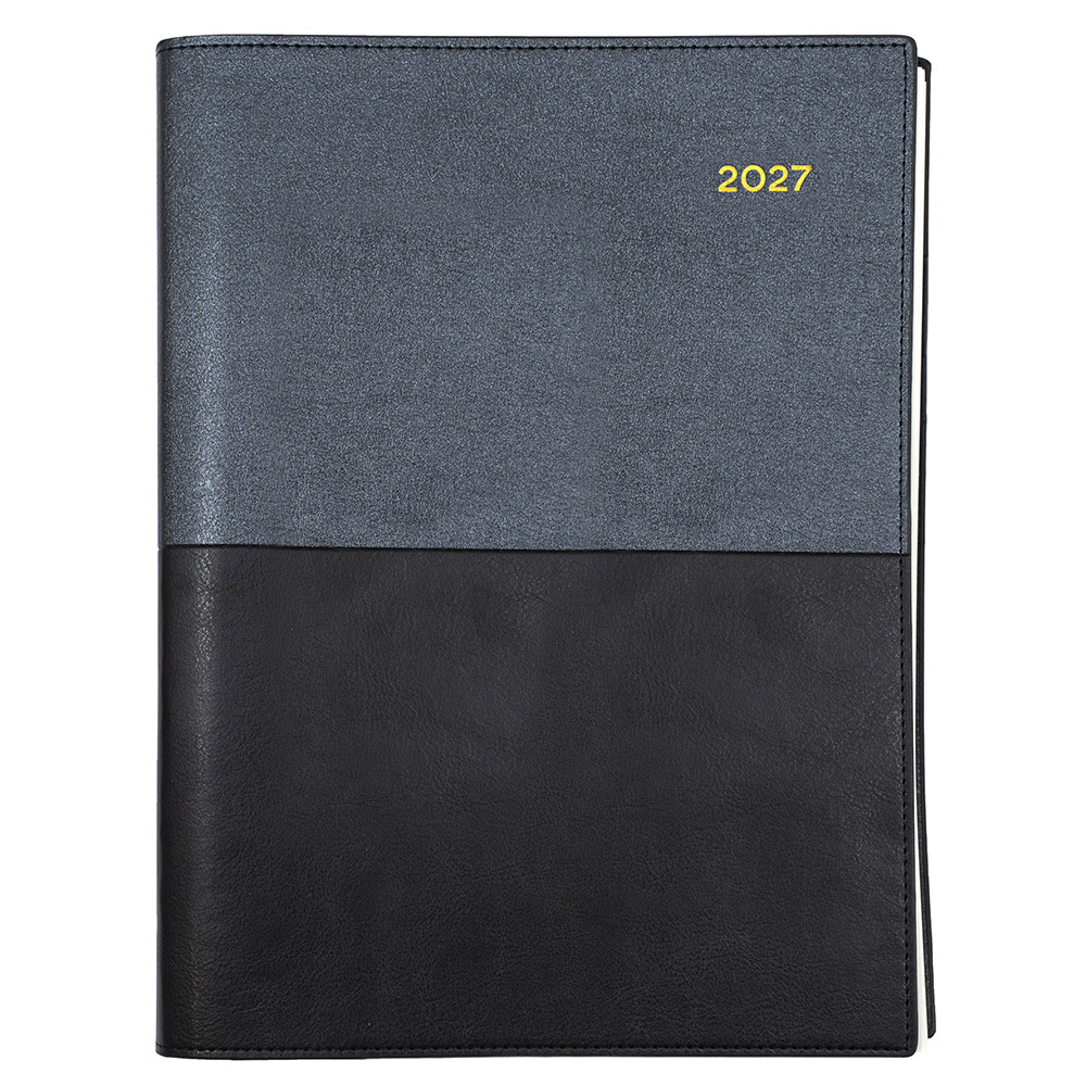 DIARY 2027 COLLINS VANESSA A5 285.V99 2DTP BLACK