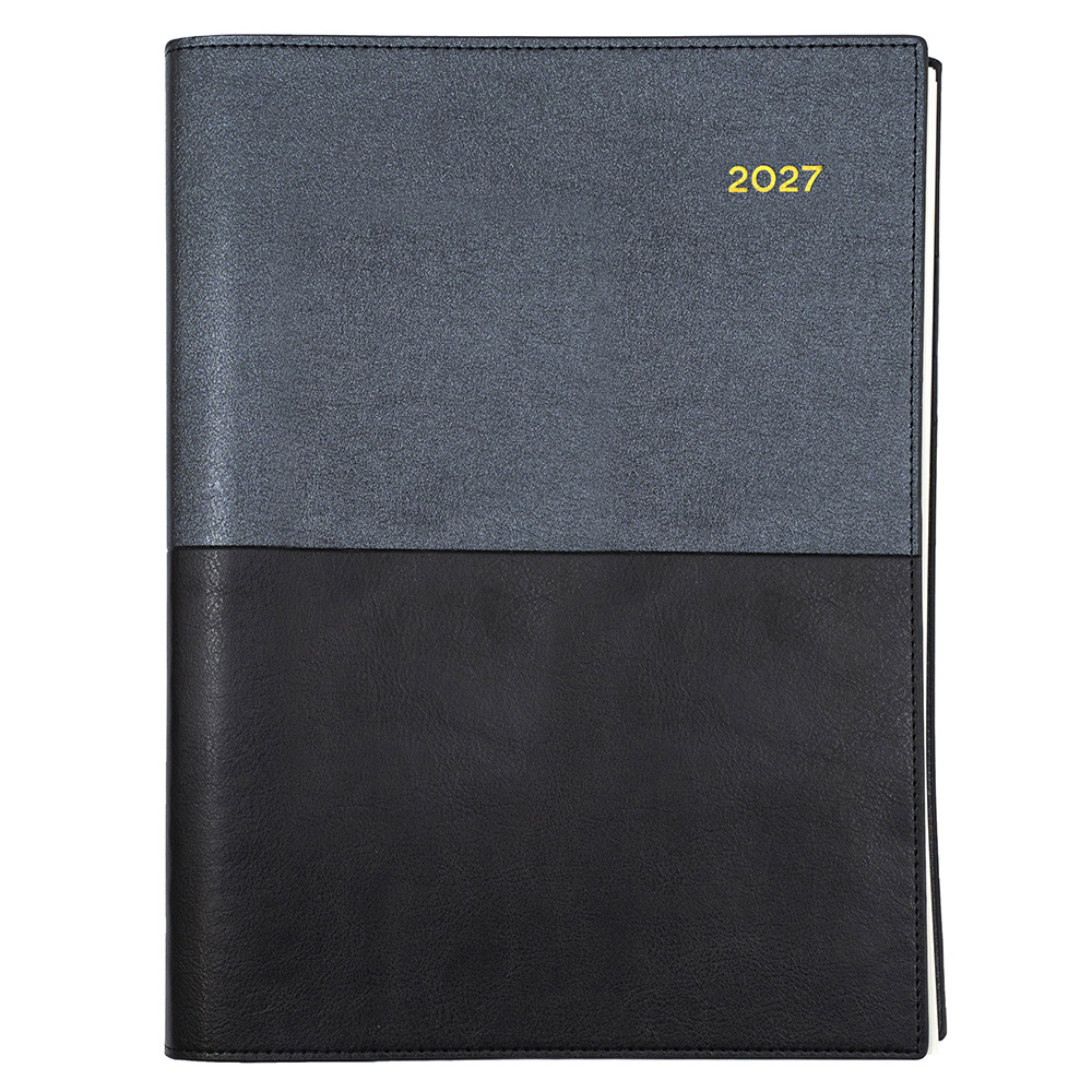 DIARY 2027 COLLINS VANESSA A5 385.V99 WTV BLACK