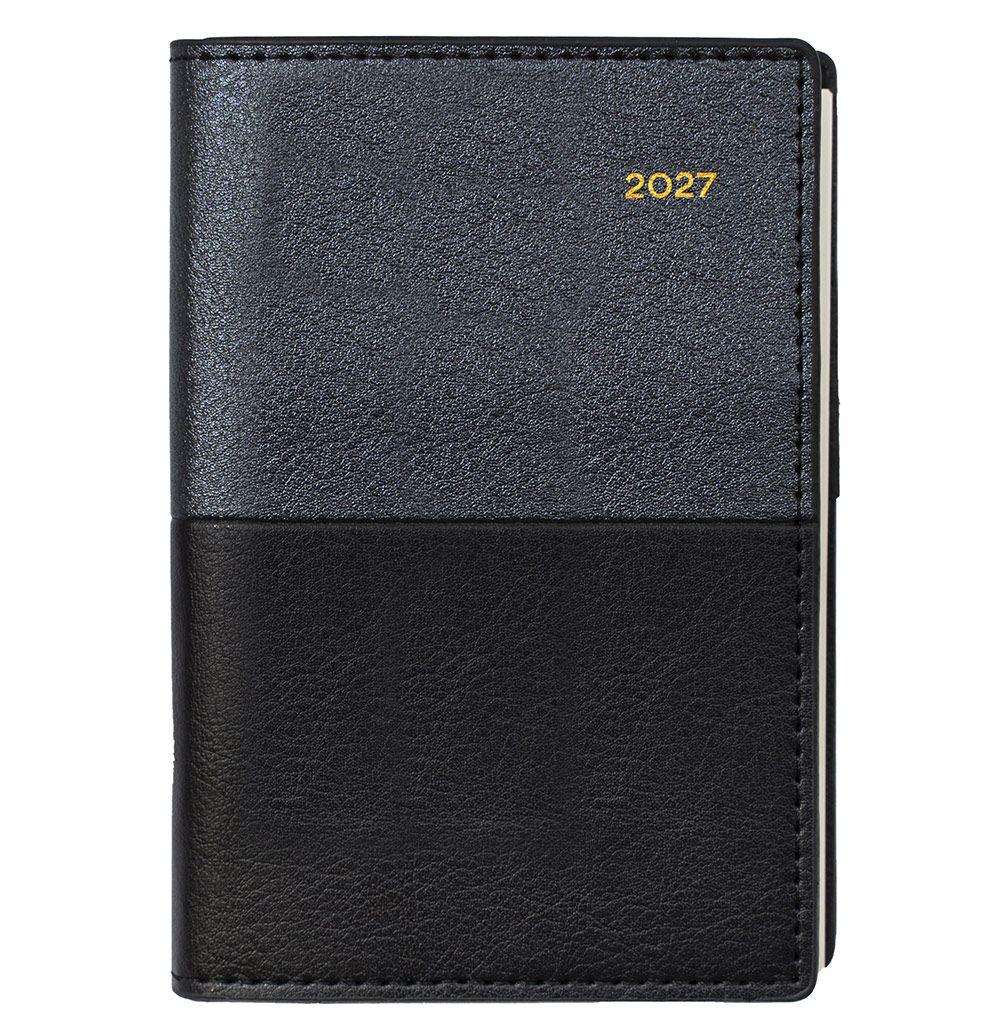DIARY 2027 COLLINS VANESSA B7R 355.V99 POCKET WTV BLACK