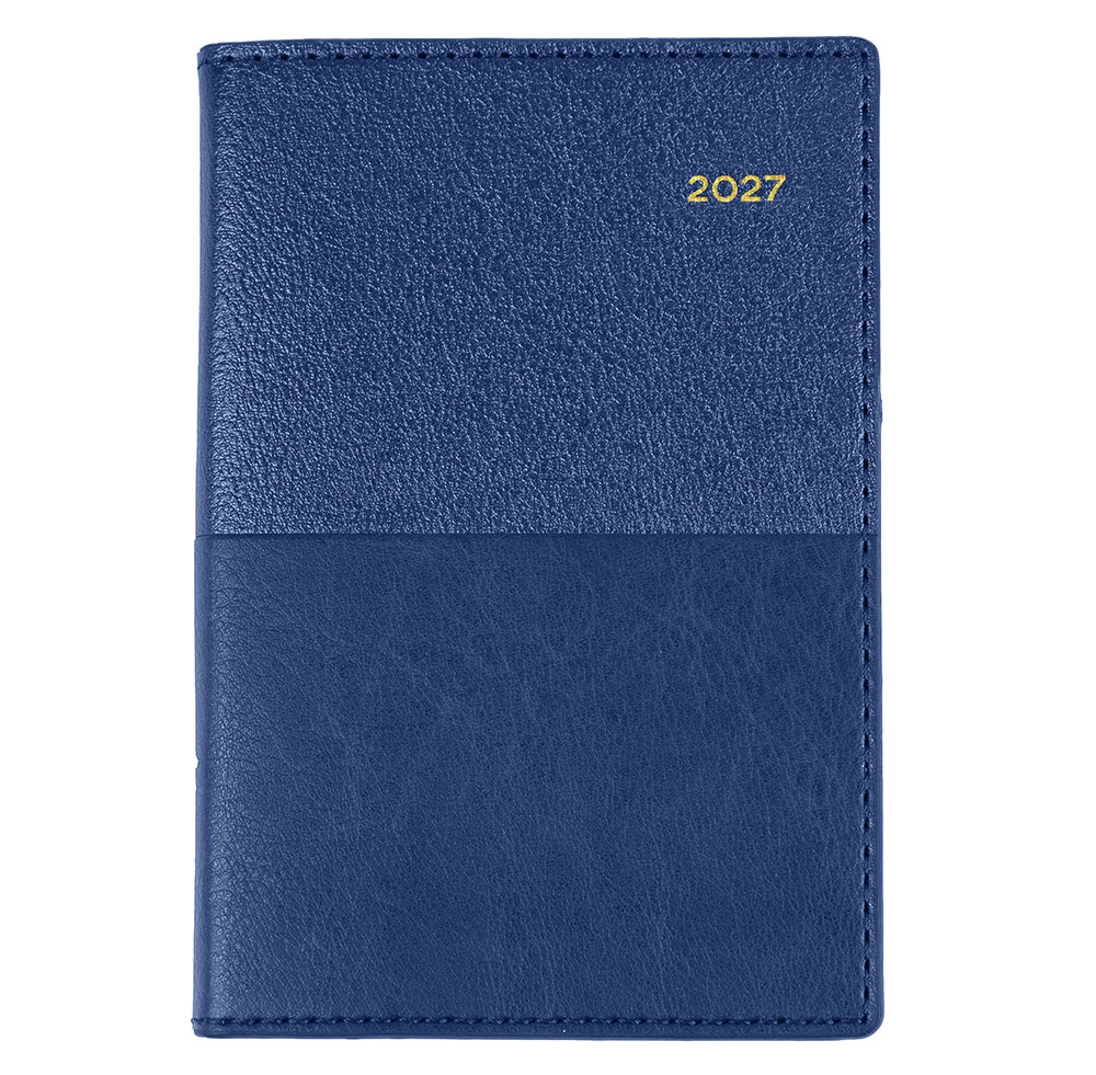 DIARY 2027 COLLINS VANESSA B7R 355.V59 POCKET WTV BLUE