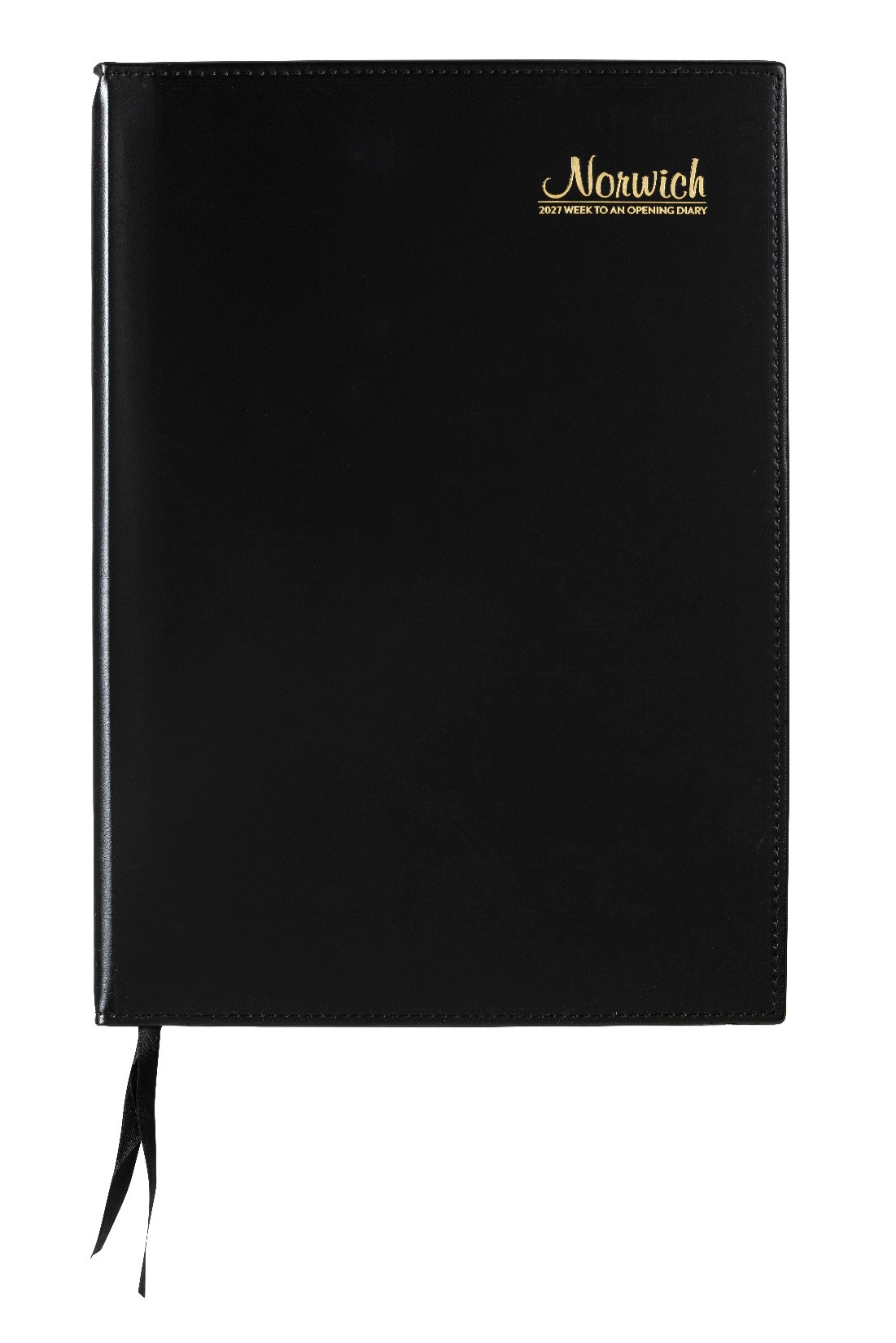 DIARY 2027 CUMBERLAND NORWICH 47S A4 PVC SPIRAL WTV BLACK