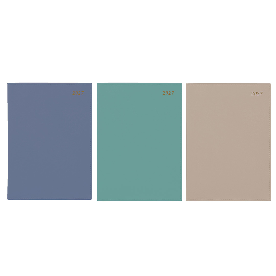 DIARY 2027 CUMBERLAND SOHO 41SSH A4 PVC SPIRAL DTP ASSORTED