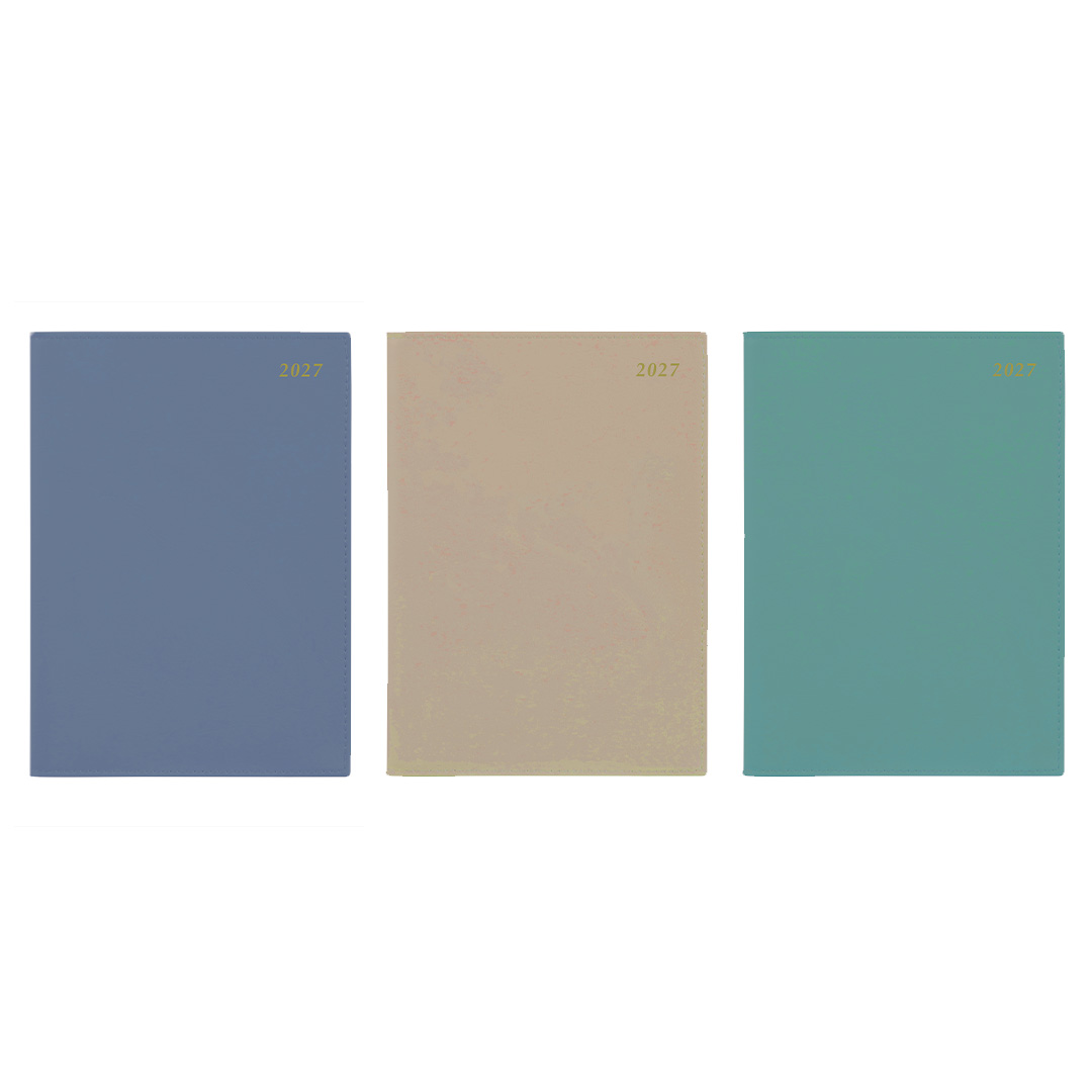 DIARY 2027 CUMBERLAND SOHO 61SSH A6 PVC SPIRAL DTP ASSORTED