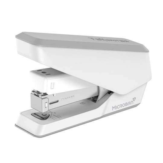 STAPLER FELLOWES HALF STRIP LX840 EASYPRESS STAPLER WHITE