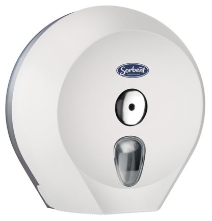 TOILET ROLL DISPENSER SORBENT PROFESSIONAL SINGLE JUMBO TISSUE WHITE