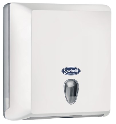 HAND TOWEL DISPENSER SORBENT PROFESSIONAL INTERLEAVE WHITE