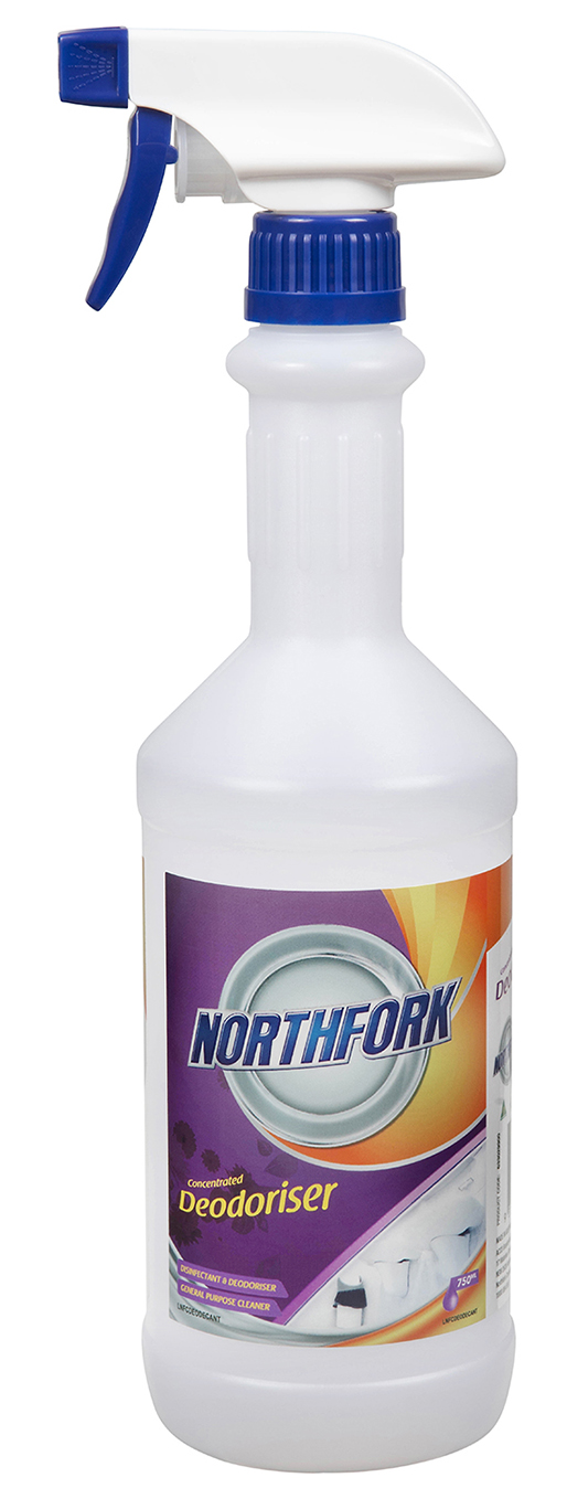 DEODORISER NORTHFORK 750ML BOTTLE SPRAY CONCENTRATED