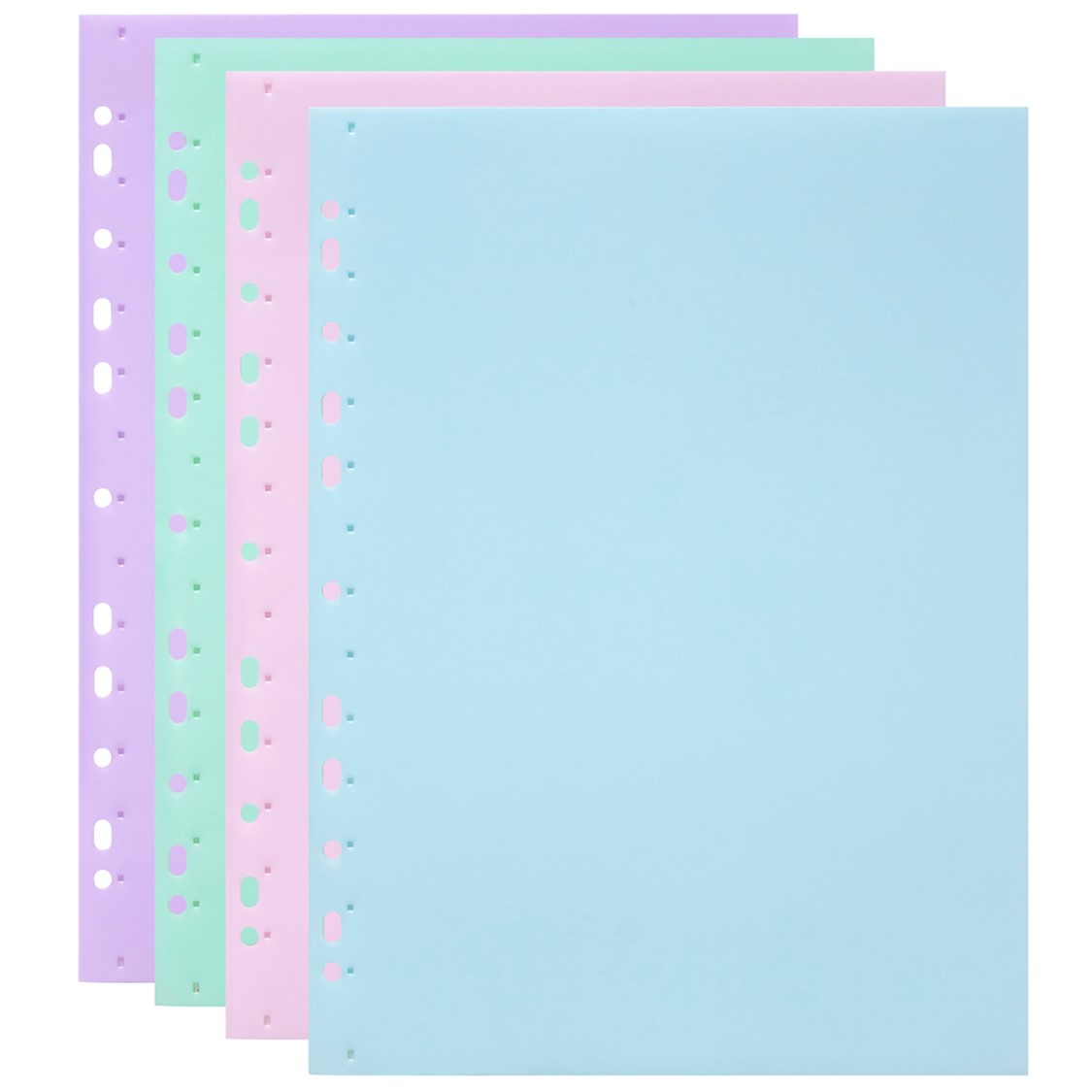 DISPLAY BOOK MARBIG A4 10 POCKET PASTEL COLOURS ASST