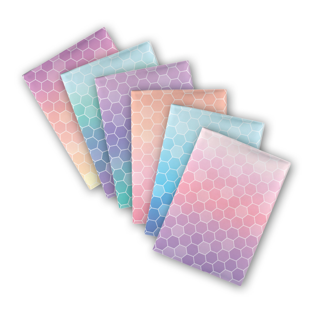 BOOK SLEEVES SCHOOL BUZZ A4 OMBRE HONEY ASSORTED PK6
