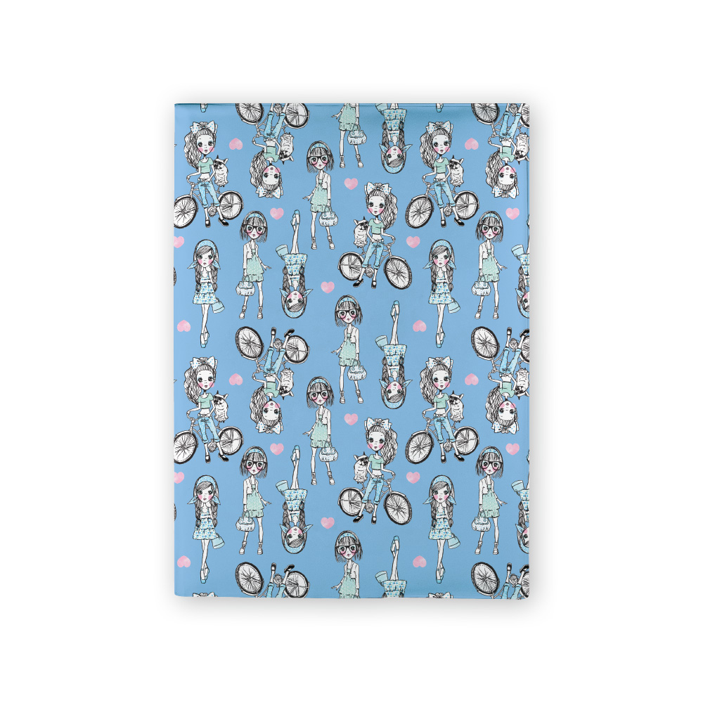 BOOK SLEEVES SCHOOL BUZZ SCRAP BOOK BF4E ASSORTED PK6