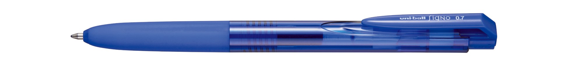 PEN UNI SIGNO RT1 RETRACT UM155-07 GEL RB FINE 0.7MM BLUE