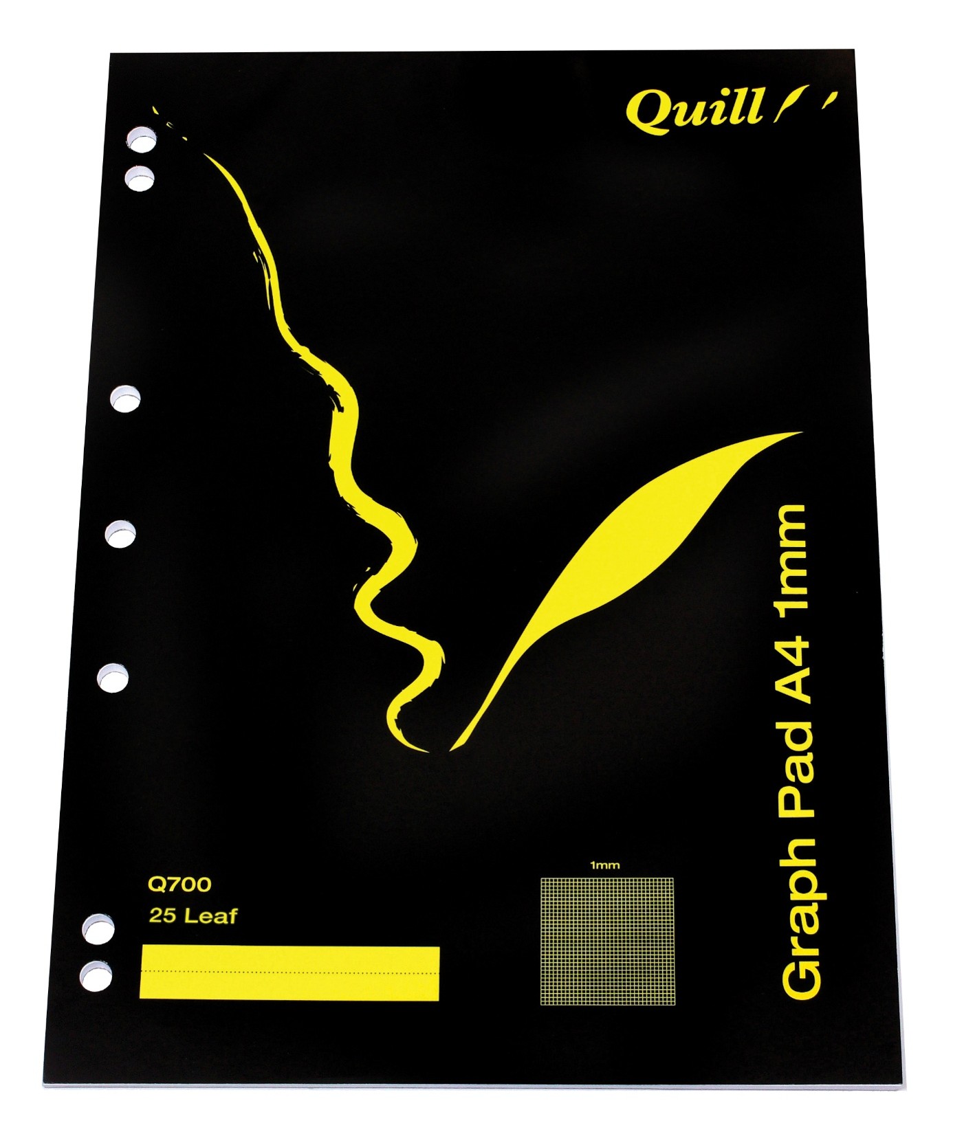 GRAPH PADS 1MM QUILL A4 25PG