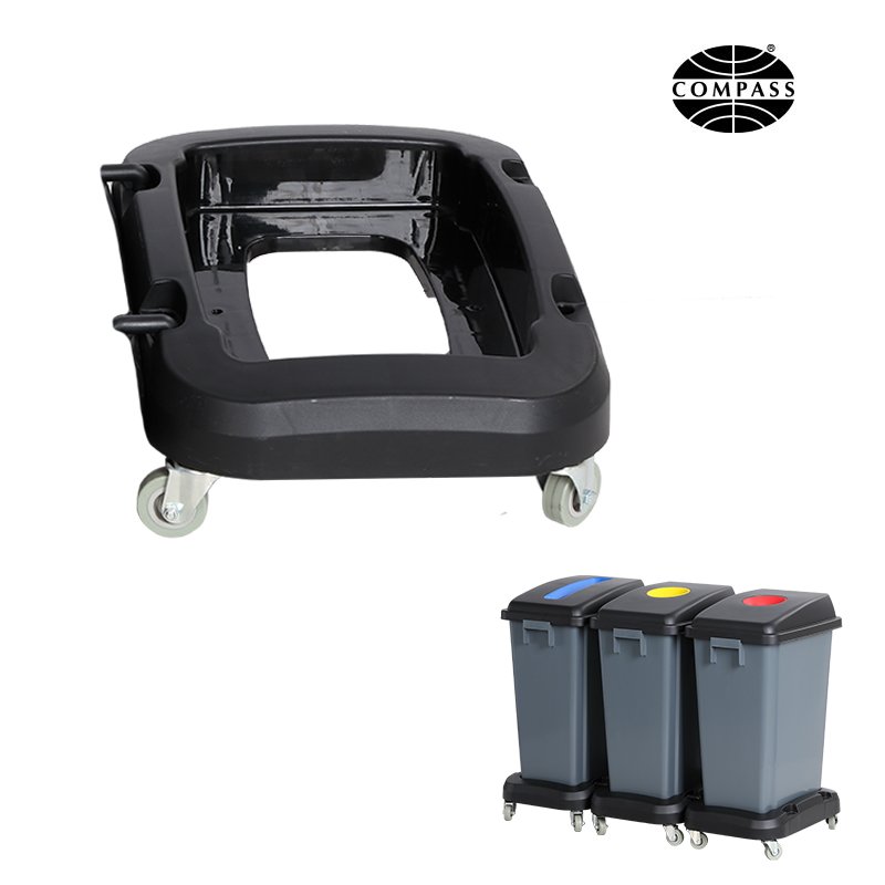 SP- BIN BASE COMPASS 33WX48DX8HCM WHEELIE TO SUIT 7606010 W/CASTORS & HOOK