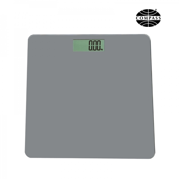 SP- SCALES BATHROOM COMPASS 28X28CM SILVER