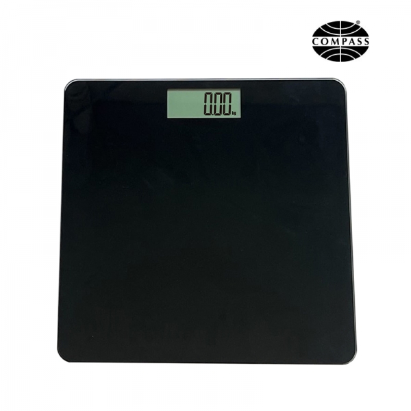 SP- SCALES BATHROOM COMPASS 28X28CM BLACK