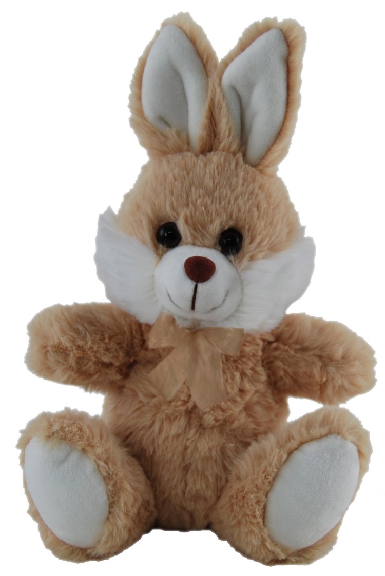 SOFT TOY ELKA 23CM BUNNY BUGSY BEIGE
