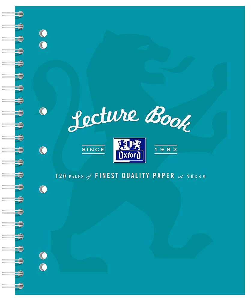 LECTURE BOOK OXFORD A4 SCRIBZEE® COMPATIBLE AQUA 120PG