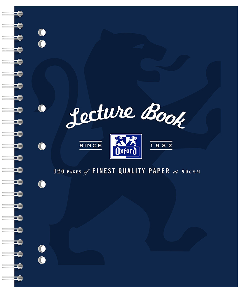 LECTURE BOOK OXFORD A4 SCRIBZEE® COMPATIBLE NAVY 120PG