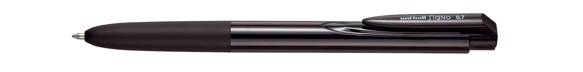 PEN UNI SIGNO RT1 RETRACT UM155-07 GEL RB FINE 0.7MM BLACK