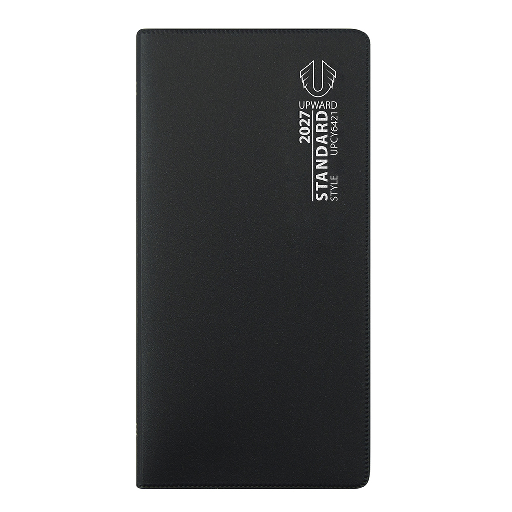 DIARY 2027 UPWARD STANDARD A6/7 6421 PVC WTV BLACK