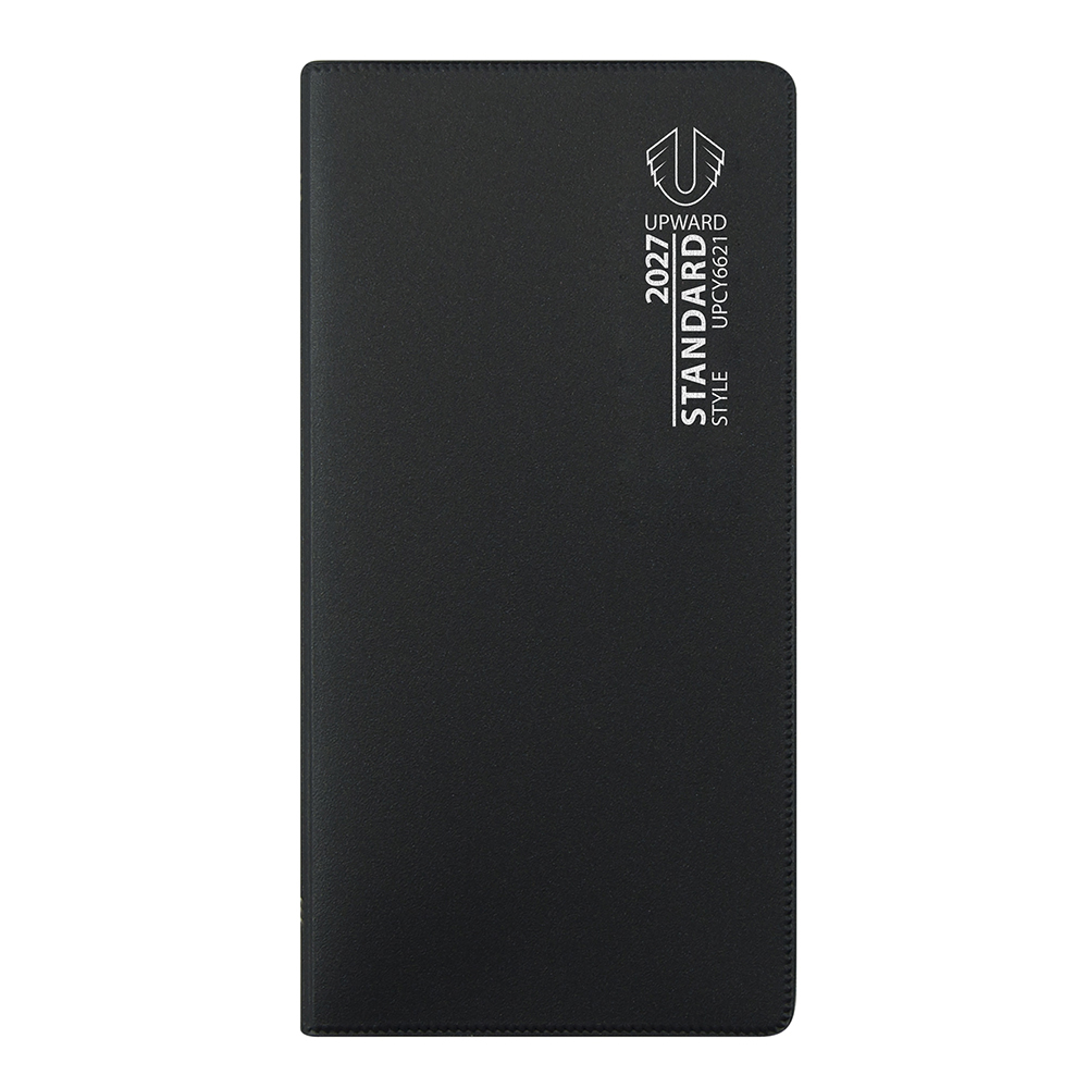 DIARY 2027 UPWARD STANDARD A6/7 6621 PVC 2WTV BLACK