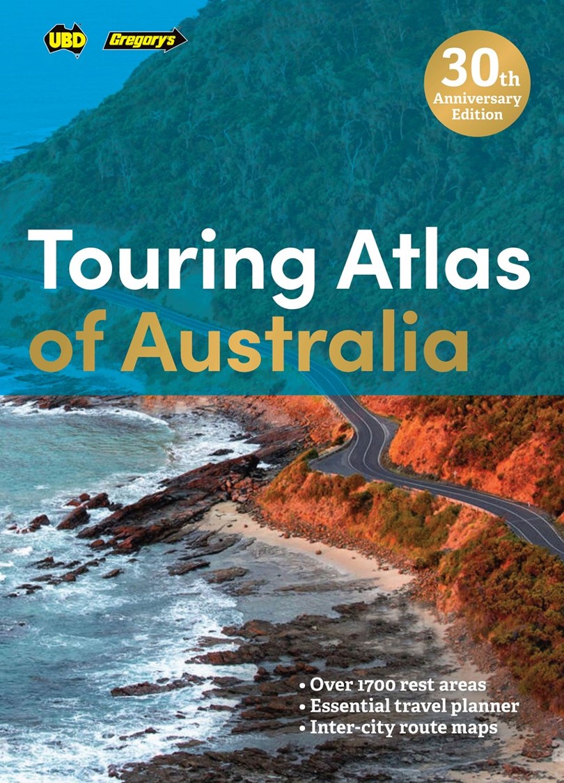 TOURING ATLAS OF AUSTRALIA UBD/GRE 30TH EDITION