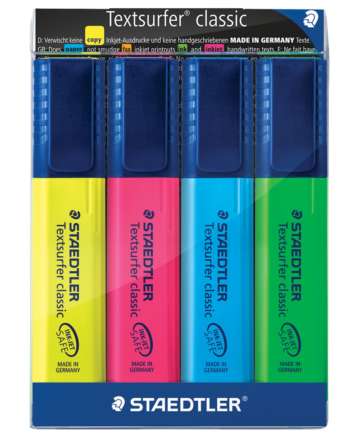 HIGHLIGHTER STAEDTLER TEXTSURFER ASST WLT4