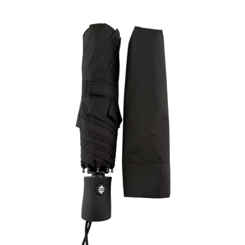 SP- UMBRELLA COMPASS 98CM COLLAPSIBLE BLACK
