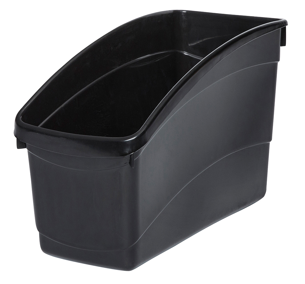SP- BOOK AND STORAGE TUB ELIZABETH RICHARDS W14.5XD30XH19CM BLACK