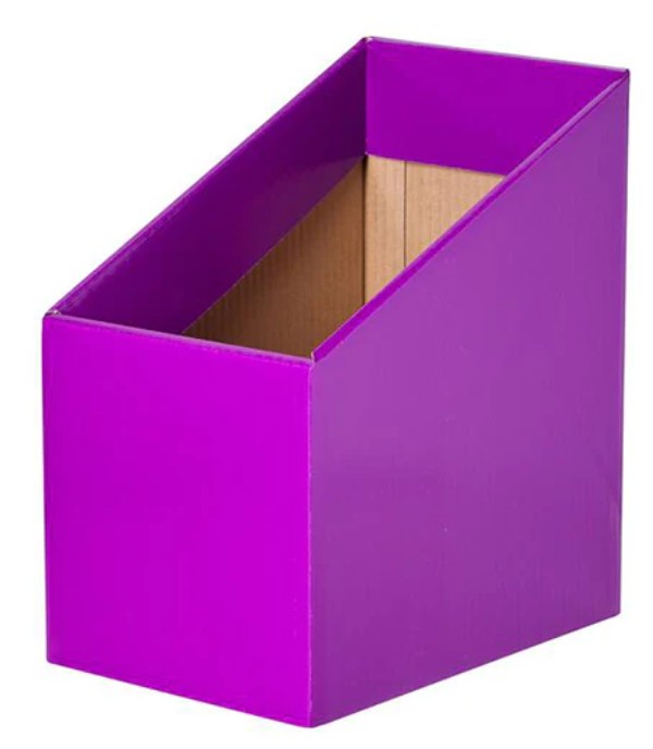 SP- BOOK BOX ELIZABETH RICHARDS W17CMXD25CMXH28CM PURPLE