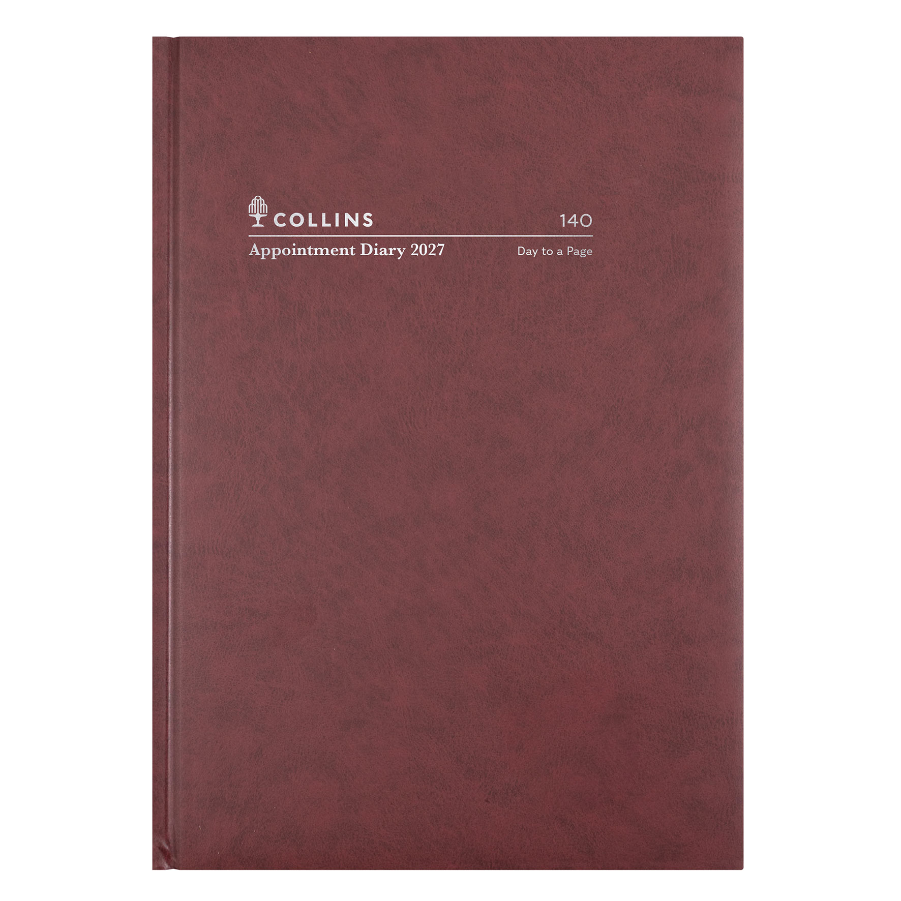 DIARY 2027 COLLINS A4 APPOINTMENT 140.P78 DTP BURGUNDY