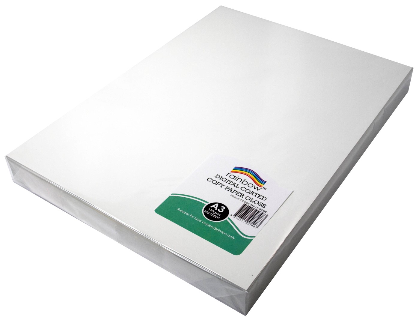DIGITAL COPY PAPER RAINBOW A3 GLOSS 170GSM WHITE PK250
