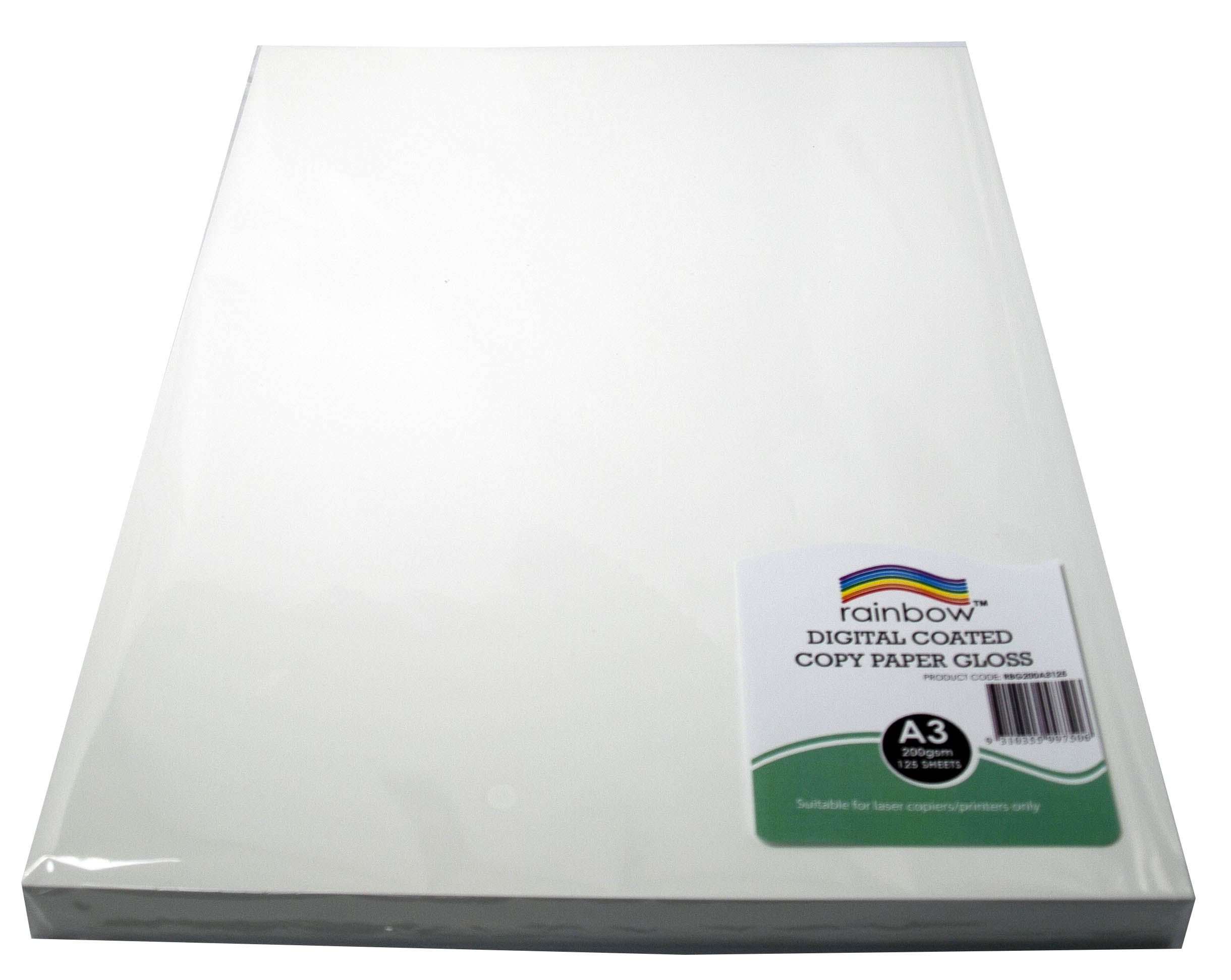 DIGITAL COPY PAPER RAINBOW A3 GLOSS 200GSM WHITE PK125
