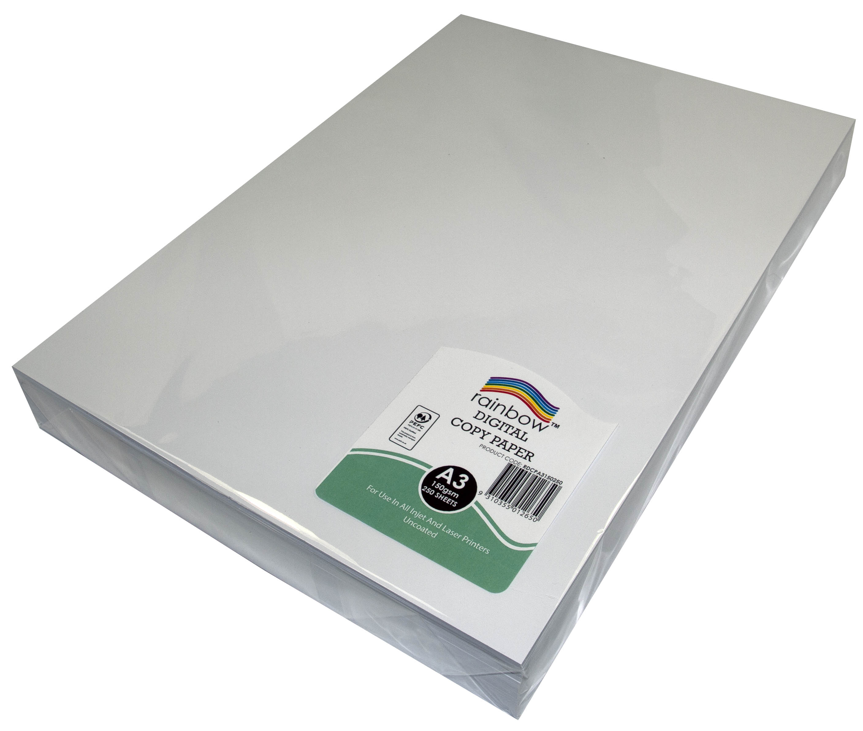DIGITAL COPY PAPER RAINBOW A3 PEFC 150GSM WHITE PK250