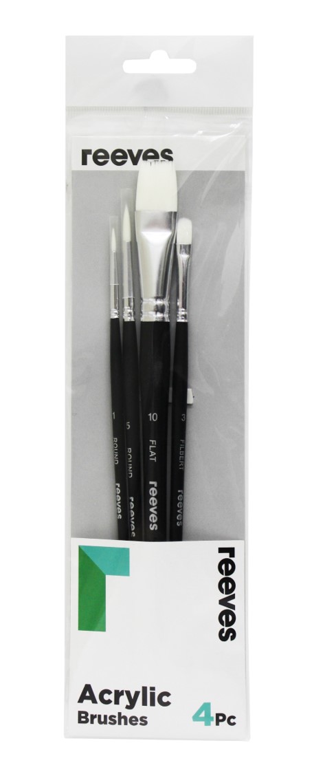 PAINT BRUSH SET REEVES SET 4