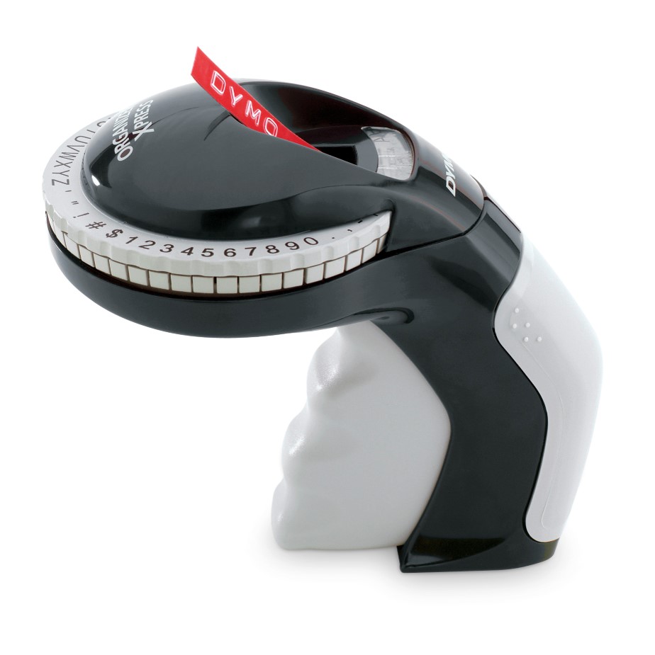 LABEL MAKER DYMO ORGANISER XPRESS EMBOSSER W/ 3 X BLACK TAPE