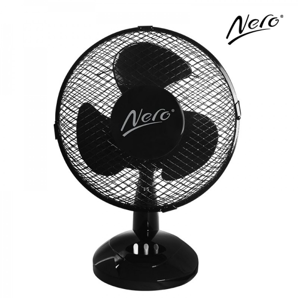 DESK FAN NERO 23CM BLACK