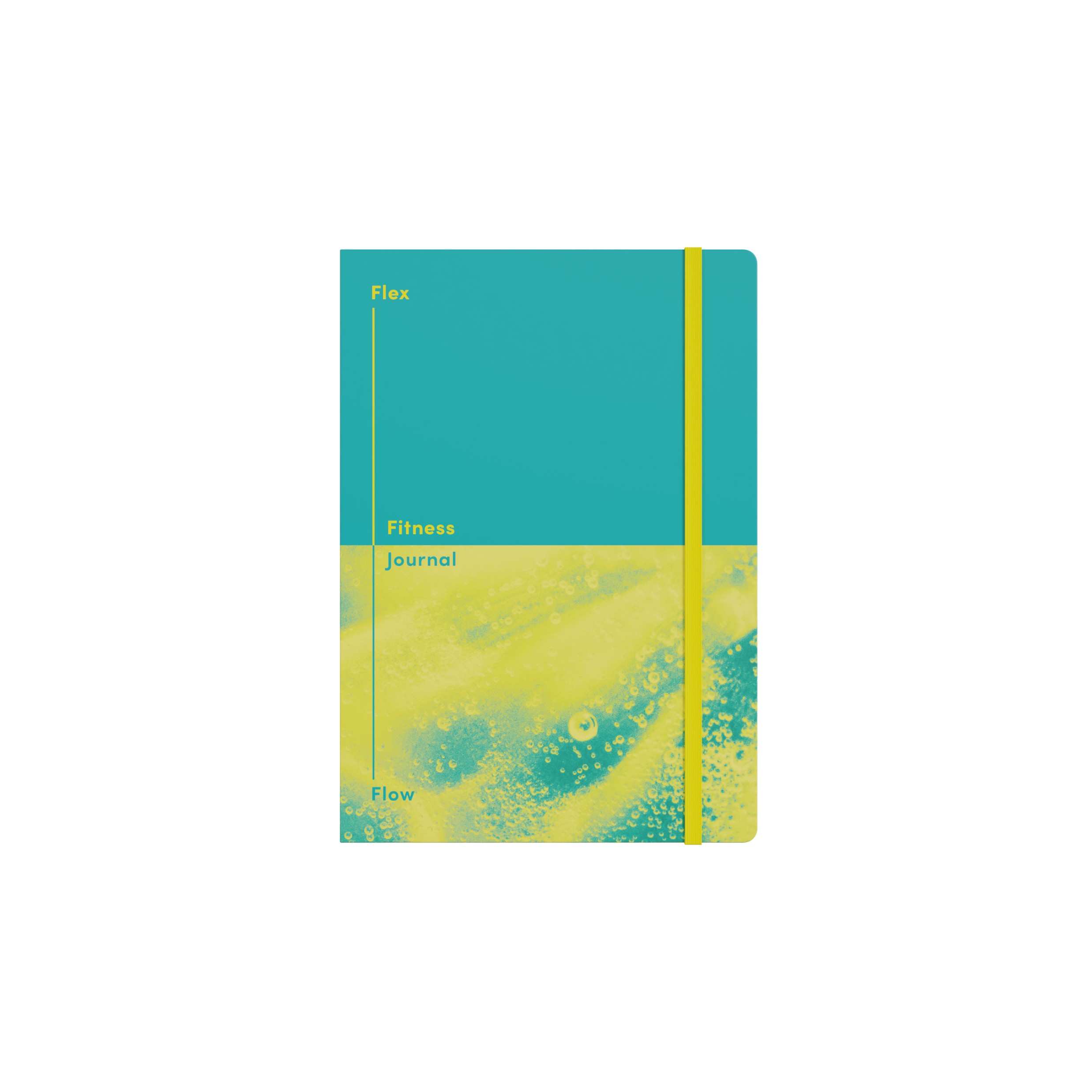 JOURNAL JUMBLE & CO A5 RECYCLED FLEX & FLOW FITNESS TEAL