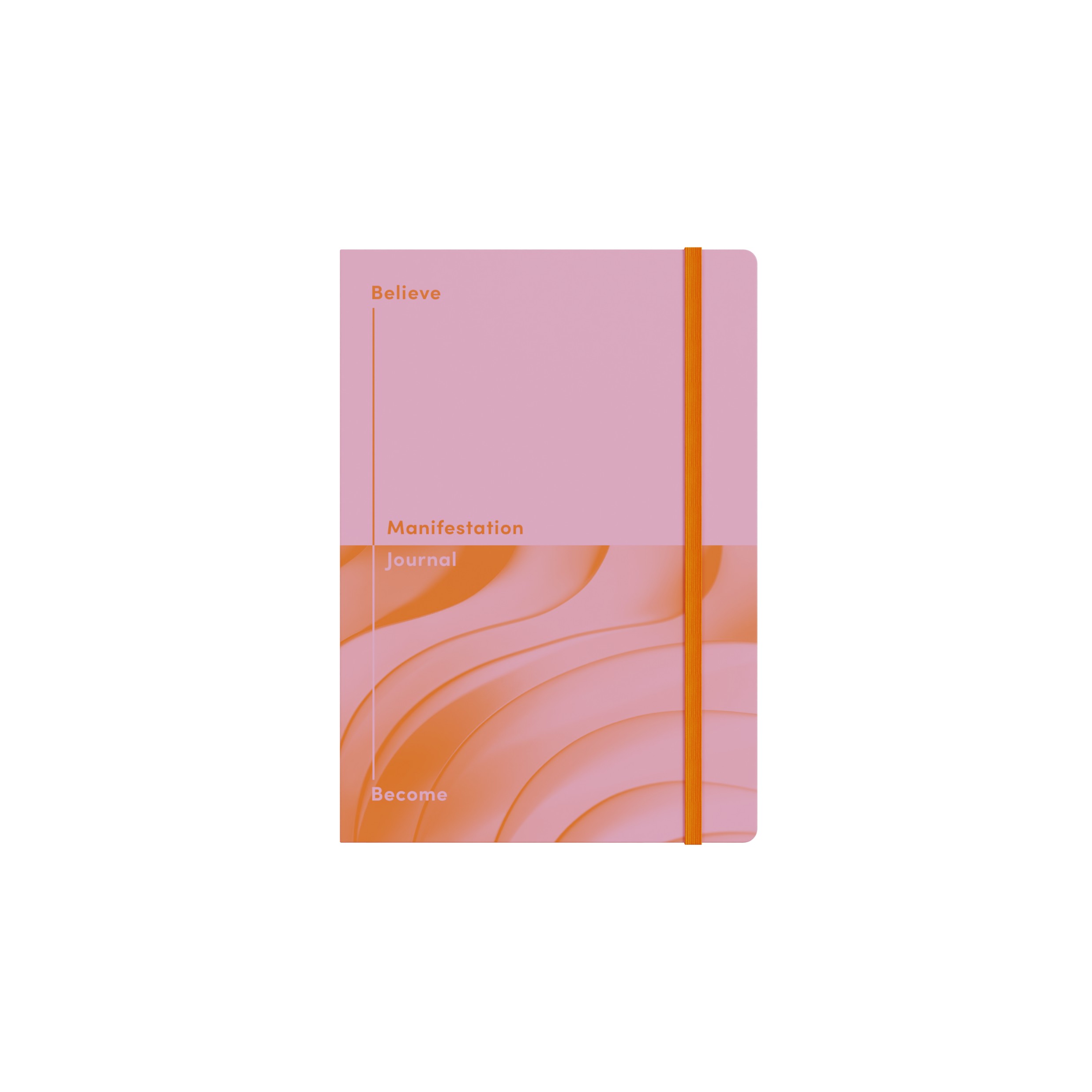 JOURNAL JUMBLE & CO A5 RECYCLED BELIEVE & BECOME MANIFESTATION PINK