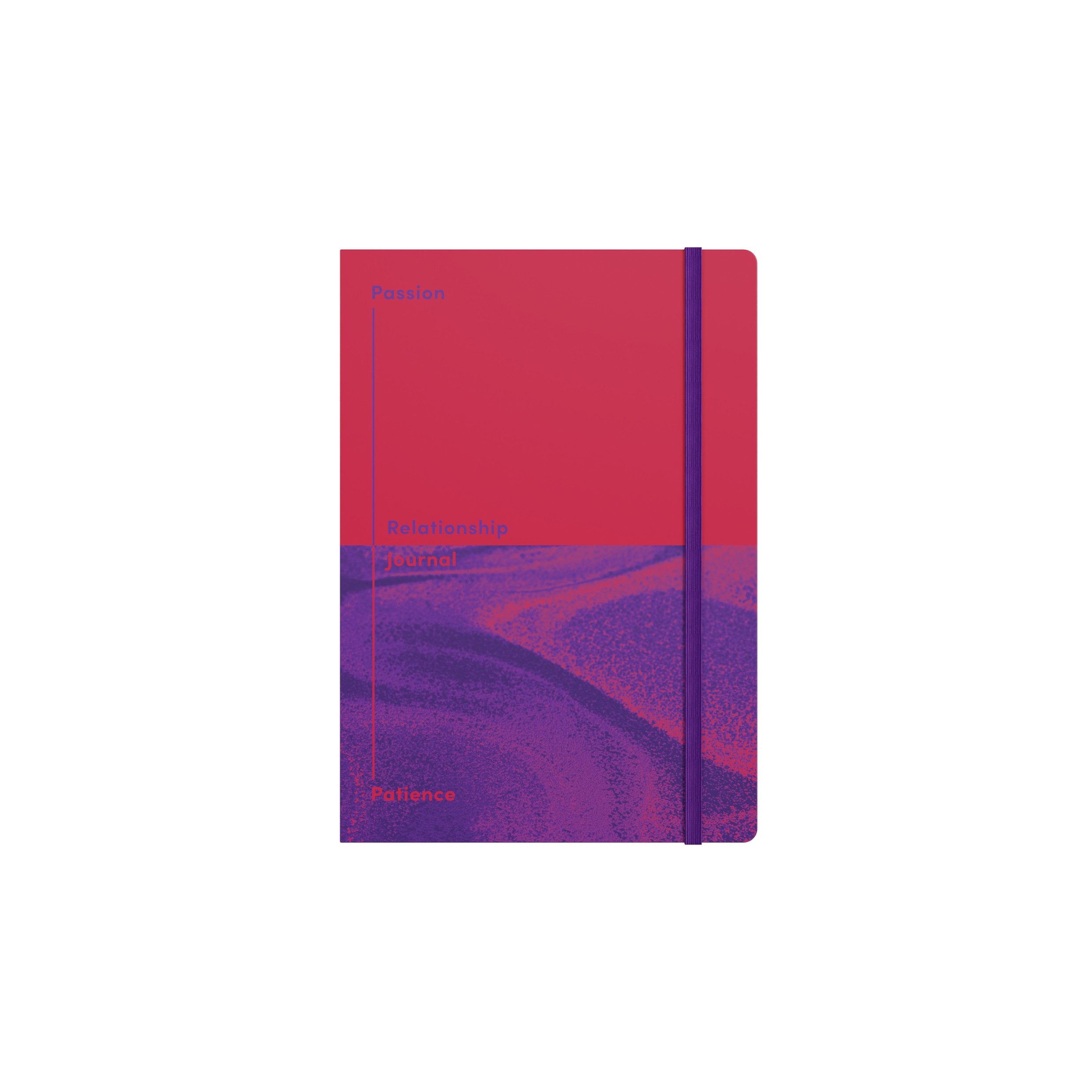 JOURNAL JUMBLE & CO A5 RECYCLED PASSION & PATIENCE RED