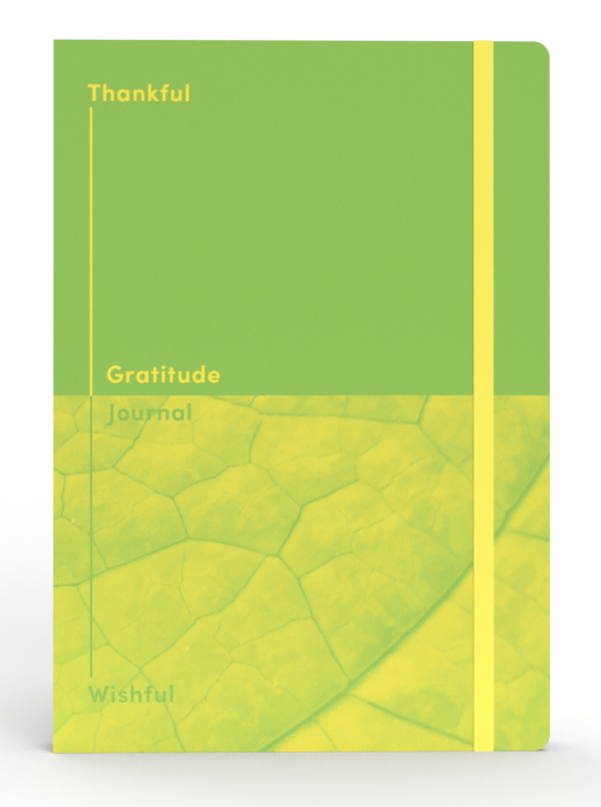 JOURNAL JUMBLE & CO A5 RECYCLED THANKFUL & WISHFUL GREEN