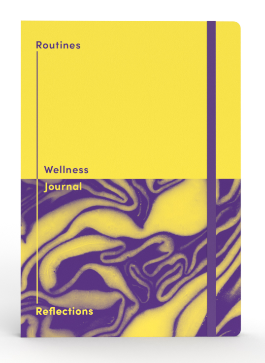 JOURNAL JUMBLE & CO A5 RECYCLED ROUTINES & REFLECTIONS YELLOW