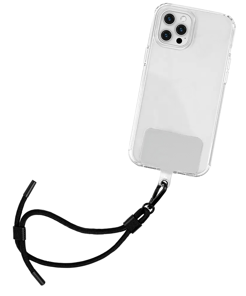 PHONE STRAP JUMBLE & CO SLING & GRIP BLACK