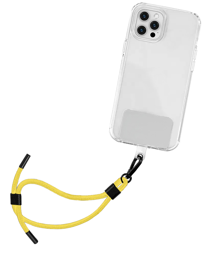 PHONE STRAP JUMBLE & CO SLING & GRIP YELLOW