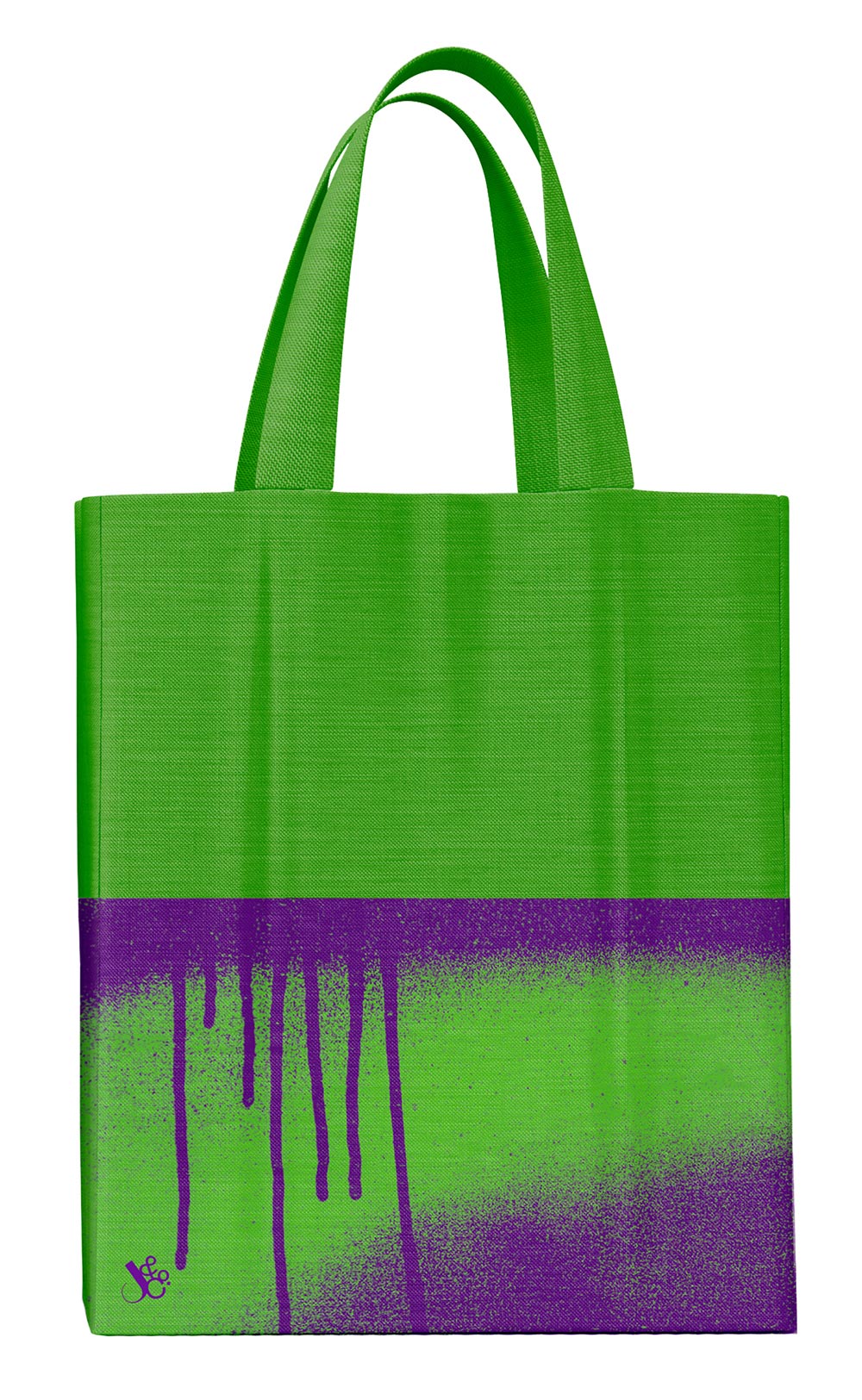 TOTE BAG JUMBLE & CO FIT A4 BITS & BOBS COTTON POLYESTER MIX GREEN