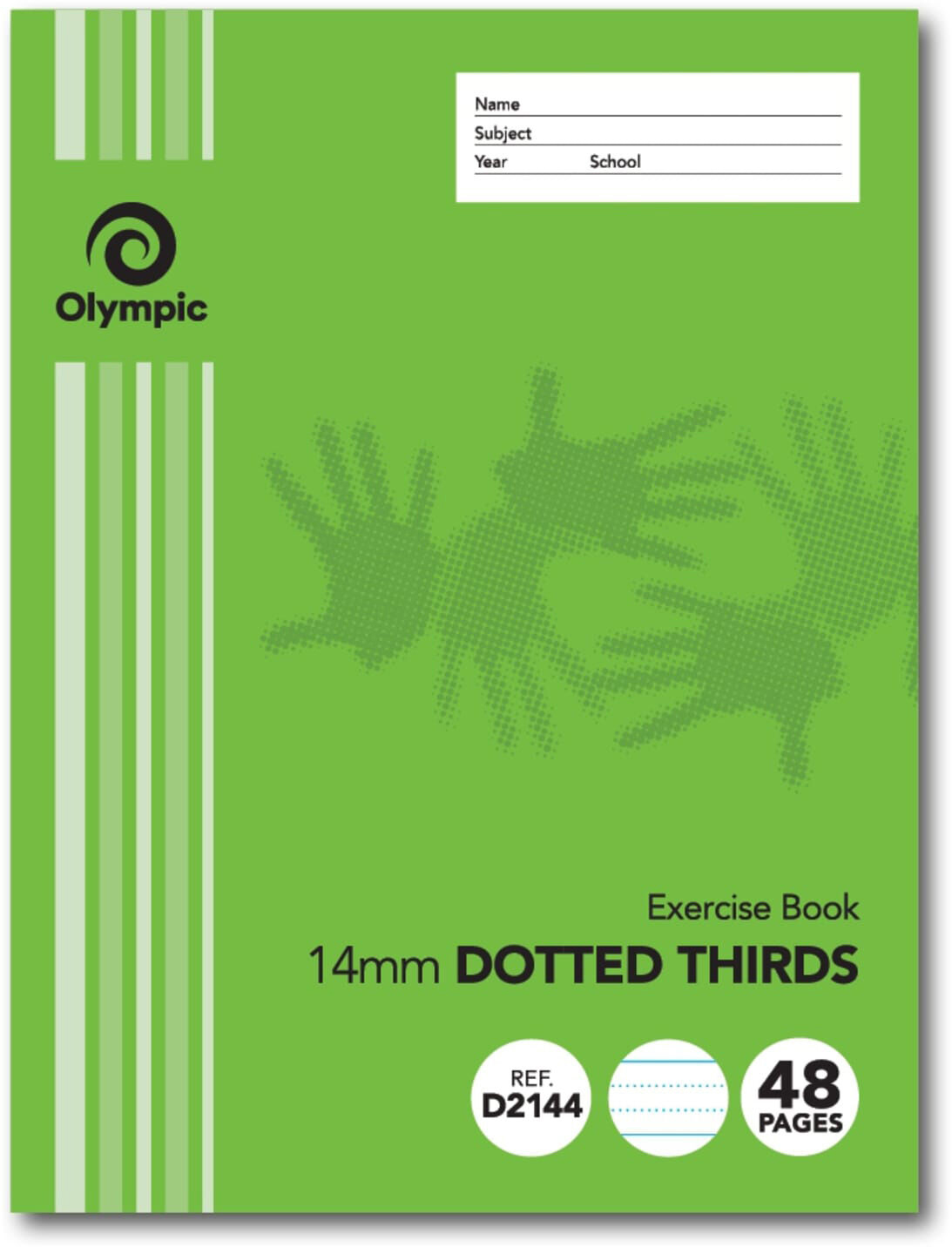 SP- EXERCISE BOOK OLYMPIC 48PG 14MM D/3RDS