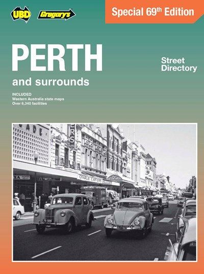 STREET DIRECTORY UBD/GRE 2027 PERTH & SURROUNDS 69TH ED