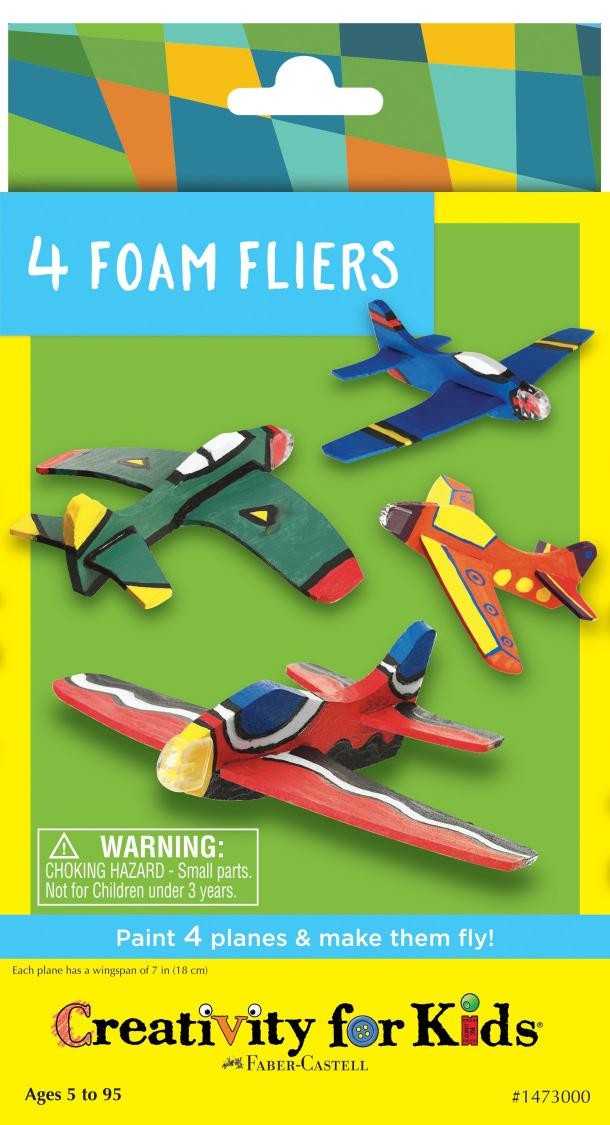TOY CREATIVITY FOR KIDS 4 FOAM FLIERS